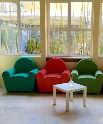Poltrona colorata